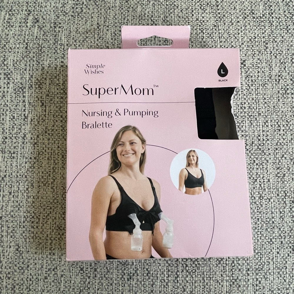 Simple Wishes Women's All-in-One SuperMom Nursing and Pumping Bralette